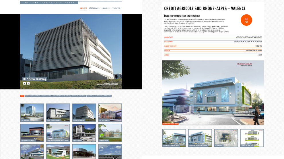Capture d'écran d'Angle Droit Design